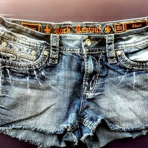 Sz 29 ROCK REVIVAL "Raven" shorts